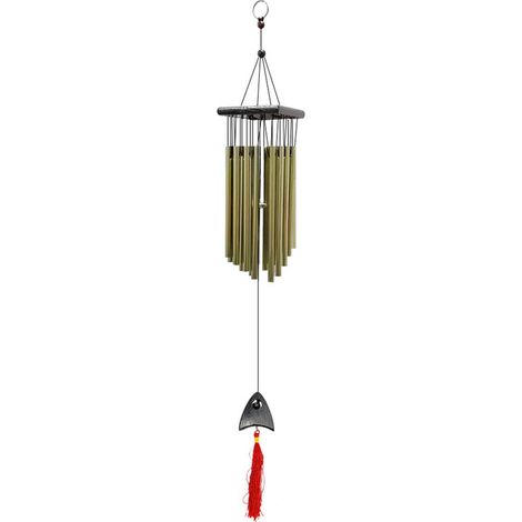 DEESSE SHOP - Wind Chime Bells 16 Tubes métalliques Amazing Grace Windchime pour jardin, cour, terrasse, décoration de la maison et cadeau (1/5)