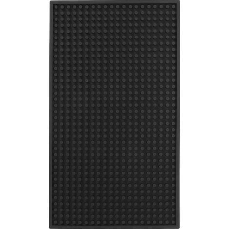 Tapis Antiderapant Planche, Silicone, Noir, Cuisine, 70x40cm, Support, Protection, Stabilite, Decouper, Solide (1/5)