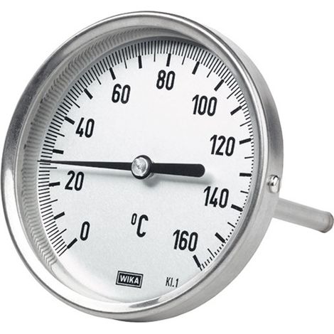 Riegler Bimetallthermometer, G 1/2 hinten, L=63, Ã˜ 100, -30 °C bis 50 °C (1/2)