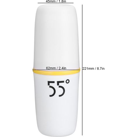 Taza inteligente de enfriamiento rápido (280 ml), modelo de 55 °C, portátil, fabricada en acero inoxidable 304 con doble aislamiento para café y deportes. (1/5)