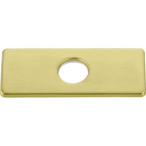 1PC or Plaque de trou d'évier de cuisine pour robinet de salle de bain. lavabo. rosace de robinet en nickel brossé