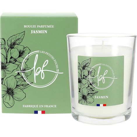 Vela perfumada de jazmín 180 g con estuche - Les Petites Folies