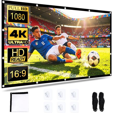 Écran de projection 100" pour extérieur 16:9 HD (1/5)
