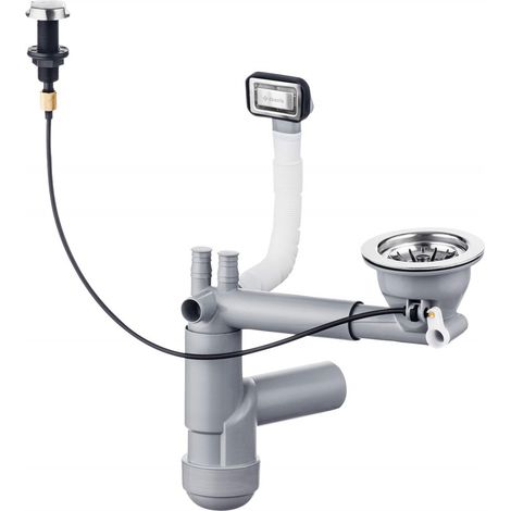 Deante Space-Saver Lux siphon compact pour évier cuisine