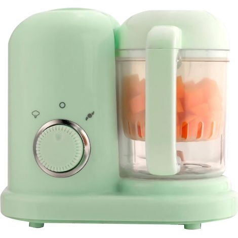 Robot culinaire pour bébé, mixeur, cuiseur vapeur, chauffe-plats, appareil de cuisson automatique tout-en-un, fonction cuisson et broyage automatiques. (1/5)