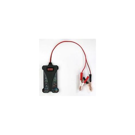 Testeur de batterie 12 V pour voitures, camions, motos, voltmètre numérique, alternateur, analyseur de système de charge (1/3)