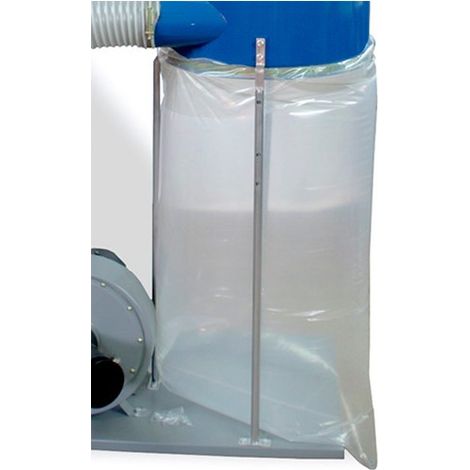 Lot de 10 sacs de récupération plastique à copeaux – Dimensions D. 500 mm x L. 1400 mm – Matériau renforcé pour étanchéité à la poussière – Jean L'Ebeniste