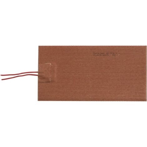 Thermo TECH Silikon Heizfolie selbstklebend 24 V/DC, 24 V/AC 75 W Schutzart IPX7 (L x B) 178 mm x 90