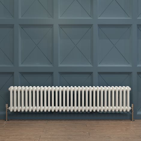 Biubiubath Traditional Cast Iron Radiator 300x1460mm 2 Column White