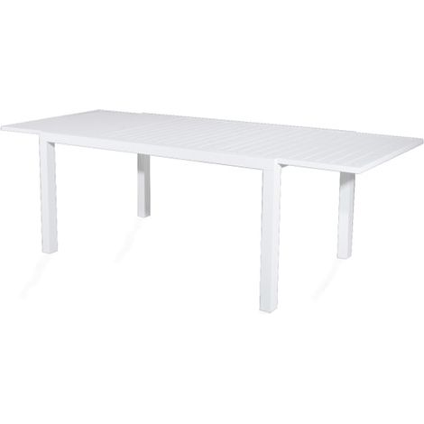 Ausziehbarer Tisch Sardegna Bianca 160-240x100x74 cm