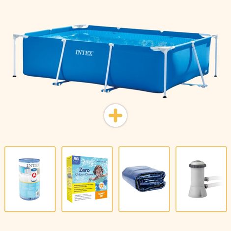 Intex Piscine Tubulaire Rectangulaire - 300x200x75 cm - 5-pièces  S50 (1/5)