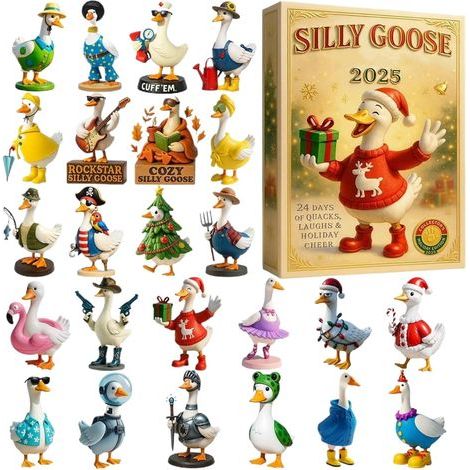 Calendrier de compte à rebours de Noël Pendentif en acrylique 2D 2025 - Compte à rebours animal - Décoration de sapin de Noël - Pour bureau, chambre à coucher, cuisine, mur, vacances (1/5)