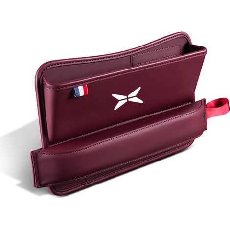 (Pour xpeng 2-Rouge) Sac de rangement en cuir pour fente de siège auto, accessoire auto pour Xpeng P7 G3 G3i G9 P5 X2 N5 F30 H93 Beta 2019 2020 2021 (1/5)