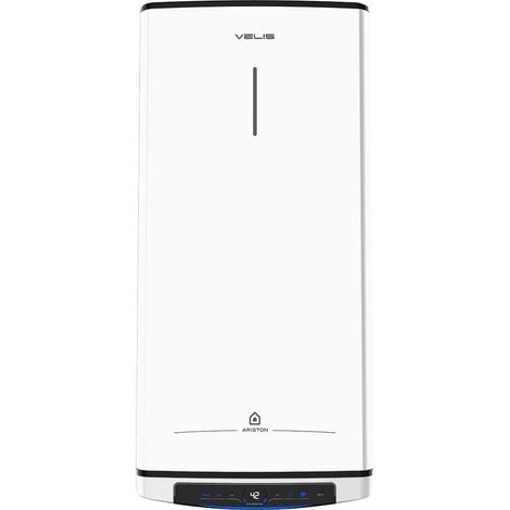 Ariston Group – Chauffe-eau à accumulation 50L – Double cuve et résistance blindée – Installation multiposition – Connectivité WIFI et écran tactile LCD