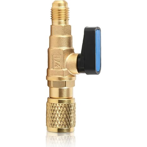 Vanne à Boisseau Sphérique pour Réfrigérant de Climatisation 1/4" SAE (1/5)