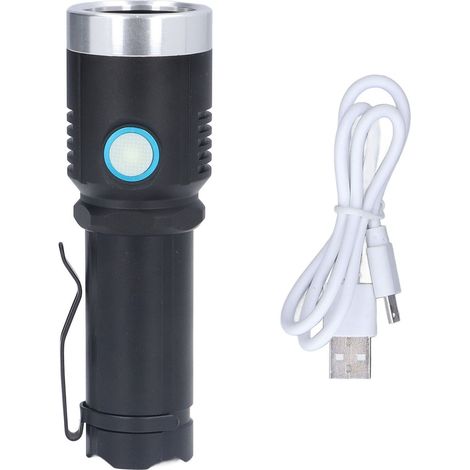 365-nm-UV-Taschenlampe, USB-aufladbar, erkennt Geldscheine, Tiere und Pilze, tragbar, Aluminiumlegierung (1/5)