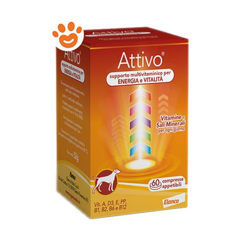 Elanco Dog Attivo Compresse - Elanco Dog Attivo Compresse - Confezione da 60 Compresse