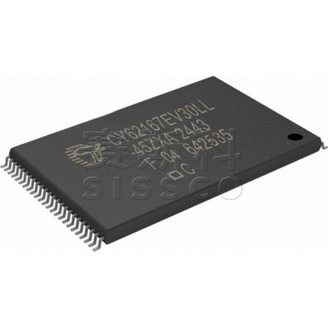 CY62167EV30LL-45ZXI Electronic component chip IC, 5 units of electronic component chip, 5 units shipped.