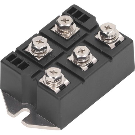 Dreiphasen-Brückengleichrichtermodul MDS250A 1600V, Diodengleichrichter-Netzteilmodul vom Typ IXYS, Brückengleichrichter mit Kupferplatten-Kühlkörper. (1/5)