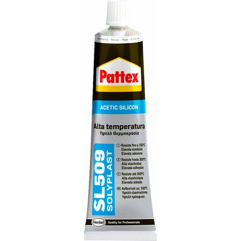 Pattex Silicone Sl 509 Per Alta Temperatura Rosso Ml.70 Df 900762 (1/2)