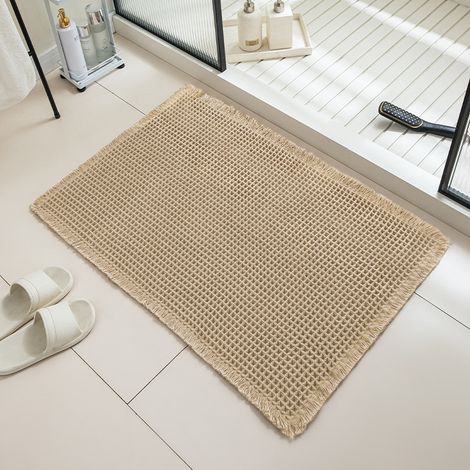 Tapis De Bain Antiderapant Super Absorbant Tapis Salle De Bain Tapis-De Bain Tapis-Douche Lavable en Machine (50 x 80 cm) (1/5)