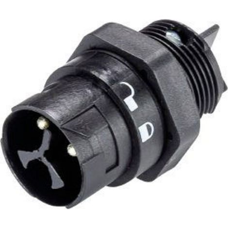 Wieland Electric 46.032.5053.1 Rundstecker Stecker, Einbau Gesamtpolzahl: 2 + PE Serie (Rundsteckver