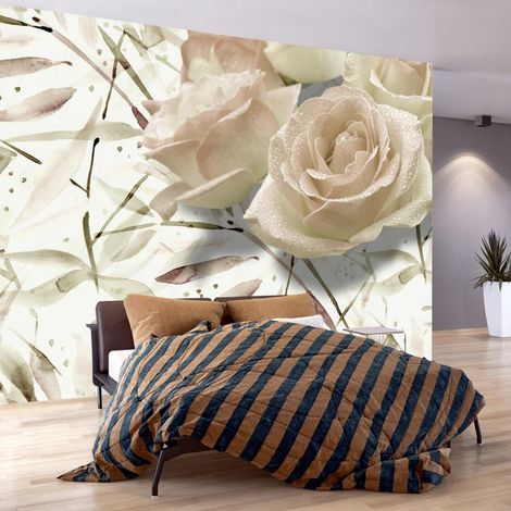 Papier peint souhaits d'anniversaire - 300 x 210 cm (1/4)