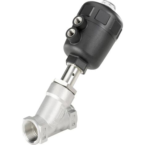 [NEUWERTIG] B-Ware Bürkert Ventil Schrägsitzventil Luftgesteuertes Ventil Edelstahl Ptfe 2 Wege