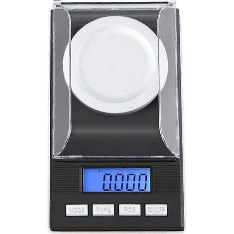 Balance de précision numérique, 0,001 g/50 g milligrammes, balance de cuisine haute précision, balance de poche, balance de bijoutier avec écran LCD (1/4)