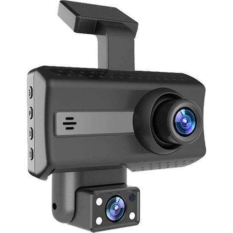 Caméra embarquée HD 1080p avec enregistreur de conduite DVR, écran IPS 3 pouces, caméra de tableau de bord, moniteur de stationnement, enregistrement en boucle (1/5)