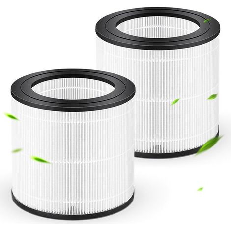 Lot de 2 filtres de remplacement compatibles Philips AC0650 et AC0651/10 série 600, filtre purificateur d’air FY0611/30 (1/2)