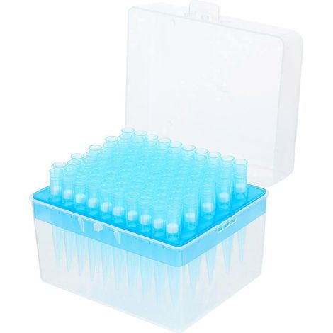 100 embouts de pipettes filtrantes jetables en plastique allongés (1 ml)-12.5X10.5CM (1/3)
