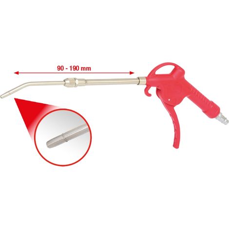 KS Tools Teleskop-Druckluft-Ausblaspistole, 90-190mm - 515.1907 (1/5)