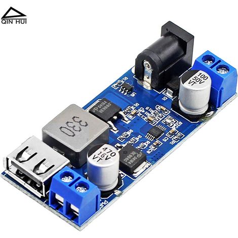 Module d'alimentation abaisseur DC-DC 24V/12V vers 5V 5A, convertisseur de puissance, carte régulatrice de tension de charge USB.