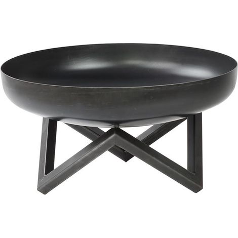 Feuerkorb Feuerschale Pan 10 Garten Feuerstelle 60 70 80 cm Schwarz Feuer E00462-60cm (1/2)