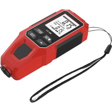 Jauges d'épaisseur avec grand écran LCD - 0-2000 μm - Jauge de peinture professionnelle FE et NFE (1/5)