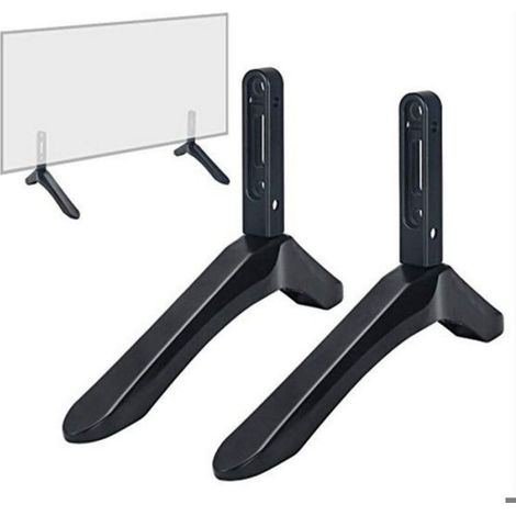 Support De Base Pour Meuble Tv - 32 À 65 Pouces - Compatible Samsung Vizio Sony - Aluminium - Charge Max 45 Kg - 2 Pièces (1/5)
