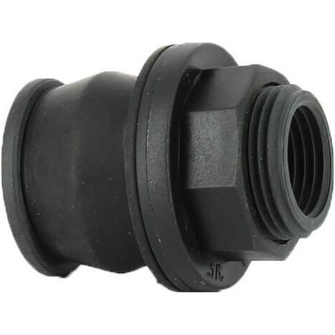 Multicuves – Passe-paroi auto-étanche mâle 3/4'' – femelle 1/2'' – Raccord pour cuve de récupération d'eau – Installation sans accès intérieur (1/5)