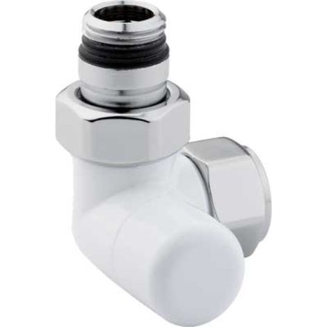 Detentore d'arredo ad angolo sx bianco 1/2  Arteclima