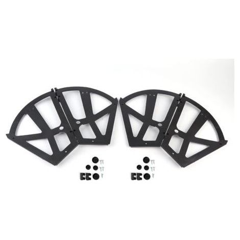 Juego de 4 bisagras para zapatero, bisagras para cajones de zapatos, placas abatibles, marcos giratorios y accesorios de repuesto para zapateros. (1/5)