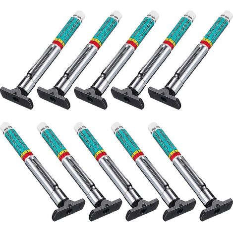 Lot de 10 jauges de profondeur de bande de roulement de pneu, outils de mesure précis, marquages clairs, code couleur intelligent pour voiture (1/5)