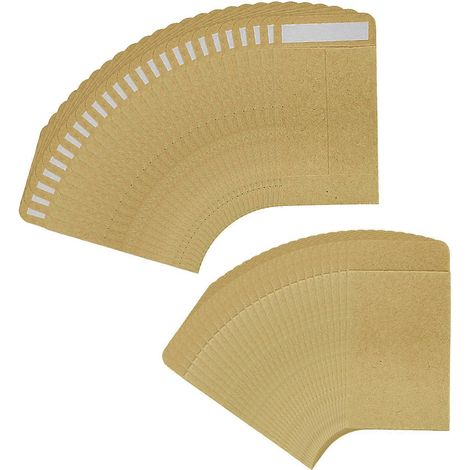 Mehrzweck-Geschenktüten aus Naturpapier mit automatischem Verschluss, ideal für Gastgeschenke und zur Aufbewahrung von Pflanzenkernen, in verschiedenen Farben. (1/5)