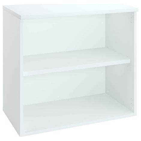 Bibliothèque basse H 73 x L 80 cm – Arch - Blanc - Maxiburo (1/2)