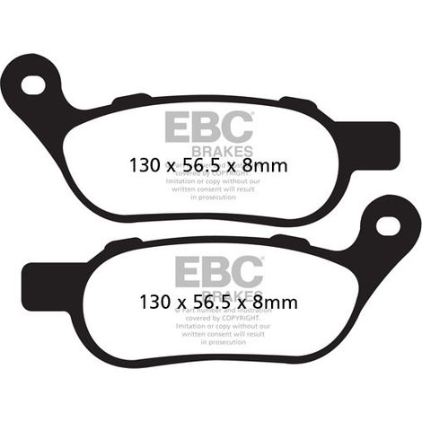 Pastiglie freno rinforzate EBC FA458HH (set per 1 disco)