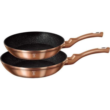 Berlinger-Haus Metallic Line Padelle Rosa Oro Alluminio (1/4)