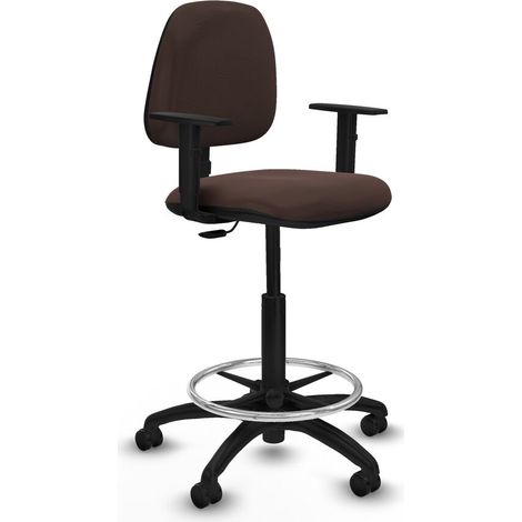 Sedia da Ufficio Piqueras y Crespo B1D01RP Marrone scuro Alta (1/5)