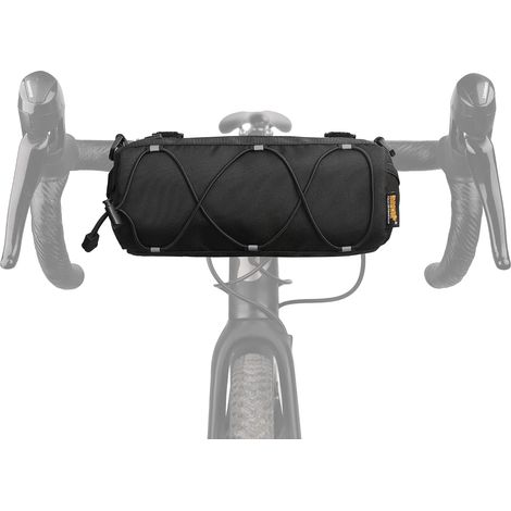 Bolsa para manillar de bicicleta, bolsa de hombro delantera para bicicletas de carretera, bicicletas de montaña, accesorios de ciclismo, negra (1/5)