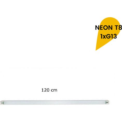Reglette Plafoniera Neon Led T8 Interno Tubo G13 120 Cm Parete Soffitto T8-120a (1/2)