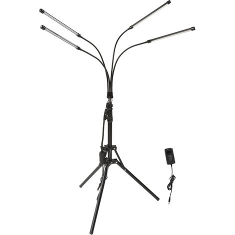 Infrarotlampe mit vier Köpfen gegen Gelenk- und Muskelschmerzen, 660 nm 850 nm, verstellbarer Ständer, 100–240 V, europäischer Stecker (1/5)