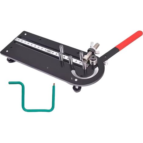 Outil de cintrage de fil Manuel, robustesse de précision Machine à cintrer les câbles électriques pour Câbles Conduits Tubes Aluminium Cuivre Fer Atelier Auto Réparation (1/5)
